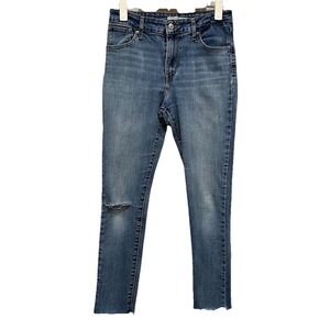 Levis 721 Jeans Women's Size 29 Denim Blue High Rise Skinny 5 Pockets Zip Up